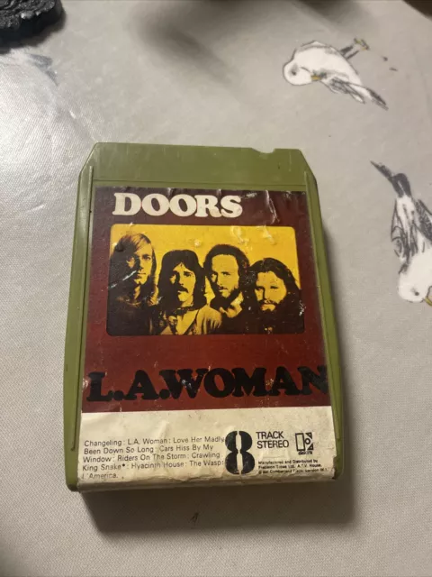 The Doors L.A woman 8 track cartridge y8ek42090