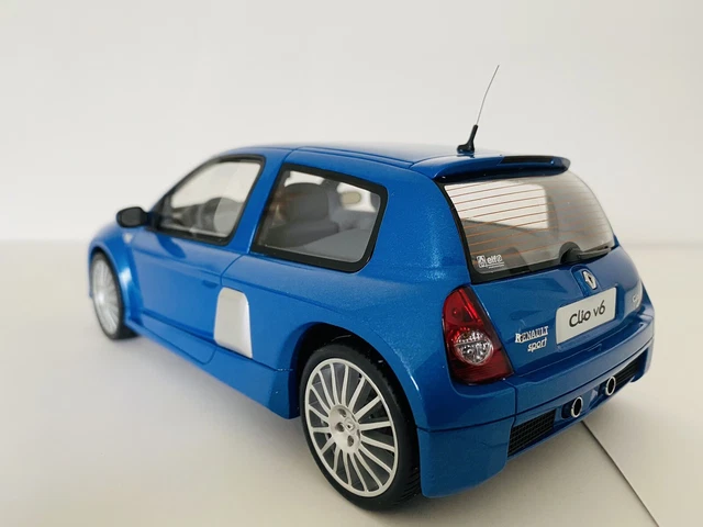 Ottomobile OT021 – Renault Clio 2 V6 Phase 2 – Bleu Iliade – 1/18 – Rare