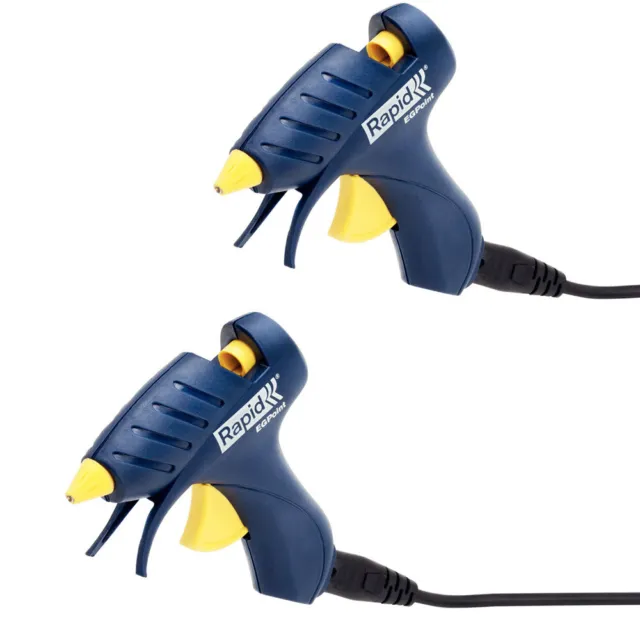 2PK Rapid Cordless Glue Gun EG Point Heating Hot Melt Craft Tool Repair Blue