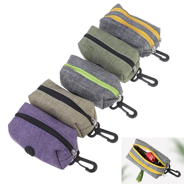 Bolsa dispensadora portátil para perro bolsa para mascotas cachorro bolsa para recoger caca mascotas suministro ZK