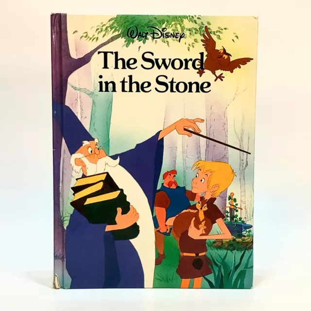 The Sword in The Stone: Walt Disney Twin Books 1987 Vintage Children's Book