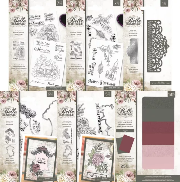 Belle Countryside Kollektion, Briefmarken, Metallformen oder Papier von Crafters Companion