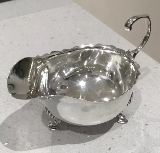 Antique Sterling Silver Art Nouveau Cream Jug. C S Harris & Sons. London 1906.