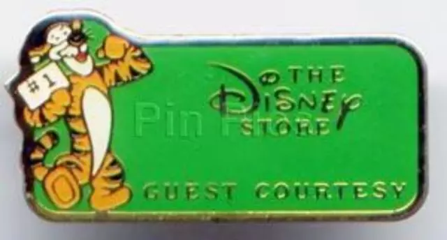 Disney Pin 1261 DS Guest Courtesy Tigger Green Cast Member Service Award VHTF
