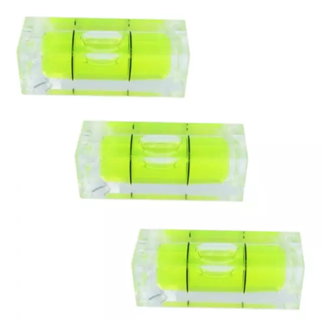 Mini Spirit Level Bubble Square 29mm Small Acrylic Vial Quality