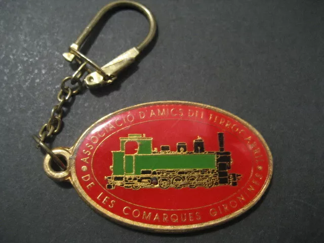 Keychain Association Of Friends of The Railway Of The Comarcas Of Girona