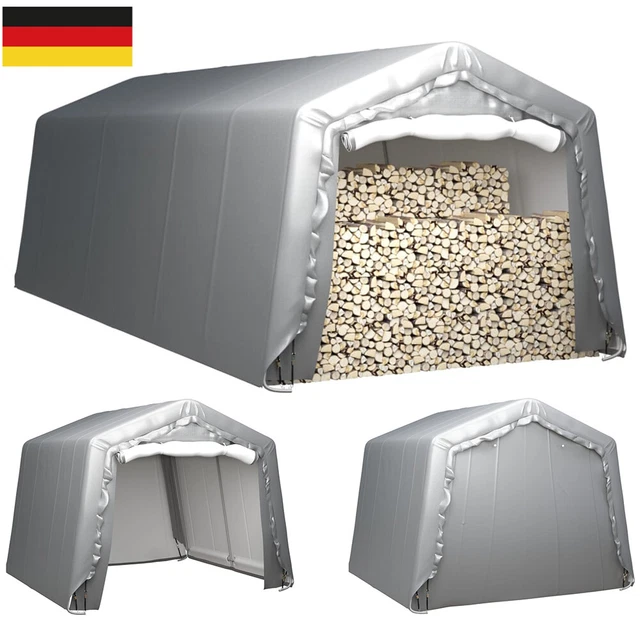 LAGERZELT ZELTHALLE STAHL Weidezelt Unterstand Holzlager Pavillon lagerzelt-zelthalle-stahl-weidezelt-unterstand-holzlager-pavillon