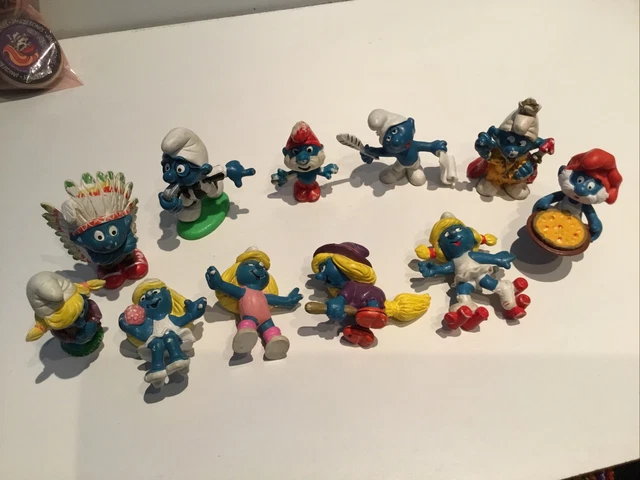 Lot De Schtroumpfs Schtroumpfette.