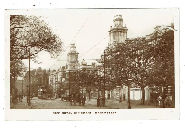 Lancashire postcard Hospital New Royal Infirmary Manchester