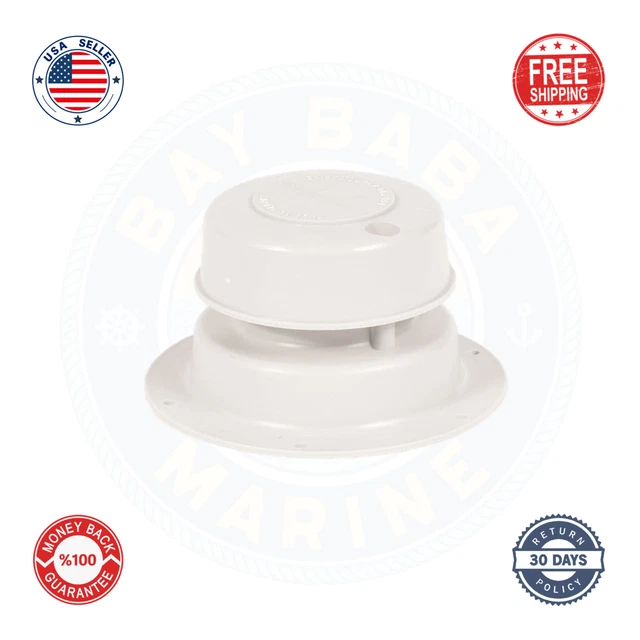 CAMCO PLUMBING SEWER Vent Roof Cap RV Camper 1"to23/8" w/Removable Top