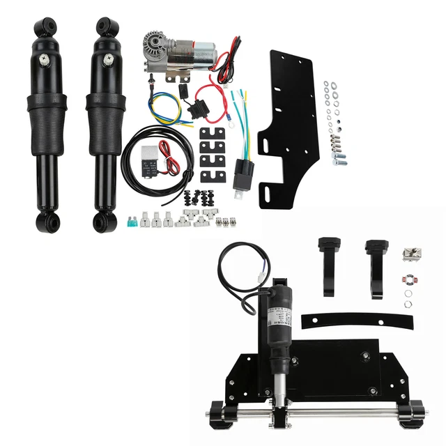ELECTRIC CENTER STAND Air Ride Suspension For Harley Touring Glide 2009