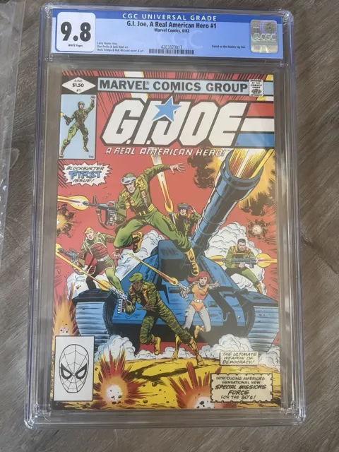 G.I. Joe, A Real American Hero #1 Marvel Comics 1982 GI Joe,  9.8 Grade