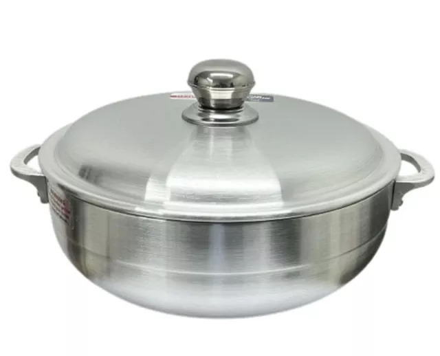 Stew Pot Commercial Grade Aluminum Caldero Stock pot Soup Pan Casserole with Lid