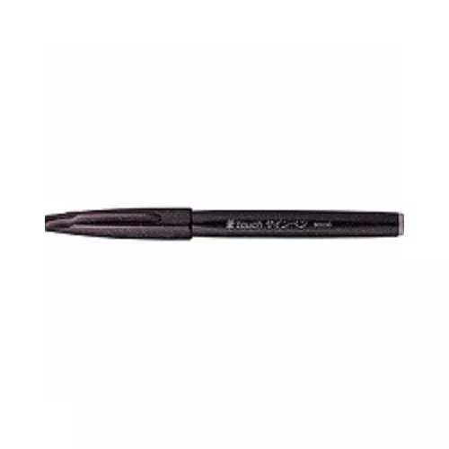 Pentel SES15C-A fiber pen with flexible brush-like tip black 3