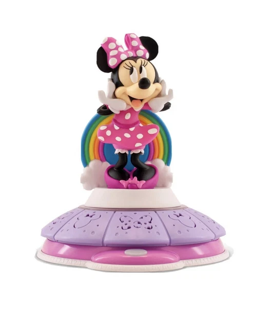 Luz nocturna brillante para habitación de luz y sonido Disney Junior Minnie Mouse - NUEVO
