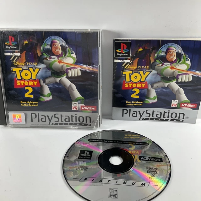 DISNEY'S PIXAR TOY Story 2 Buzz Lightyear To The Rescue gioco PS1 PSONE + manuale EUR 29,29 