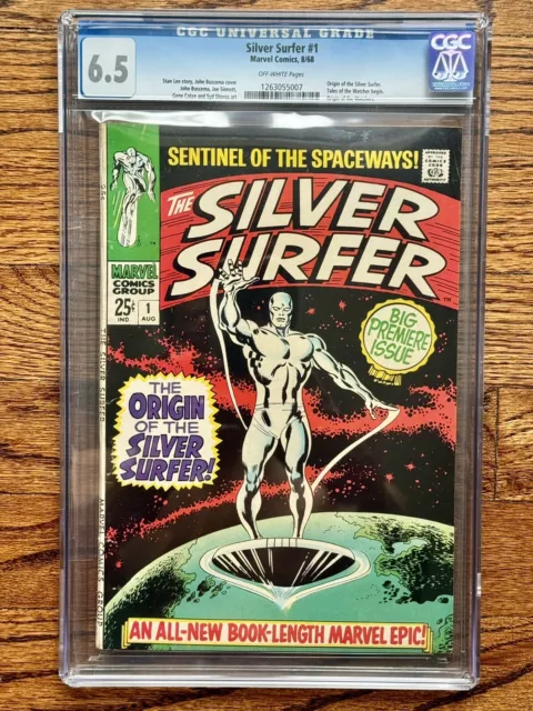 Silver Surfer #1 Marvel Comics CGC 6.5 1968 Origin Issue