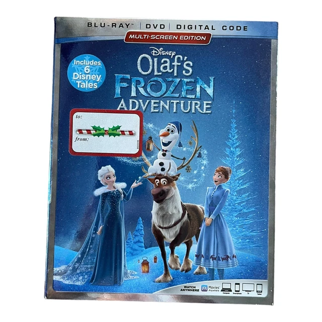 DISNEY OLAF'S FROZEN Adventure BLU-RAY + DVD + DIGITAL CODE NEW SEALED ...