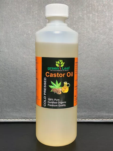 CASTOR OIL Certified Organic 100% Pure,cold pressed 100 ML,250 ML,500 ML,1000 ML 2