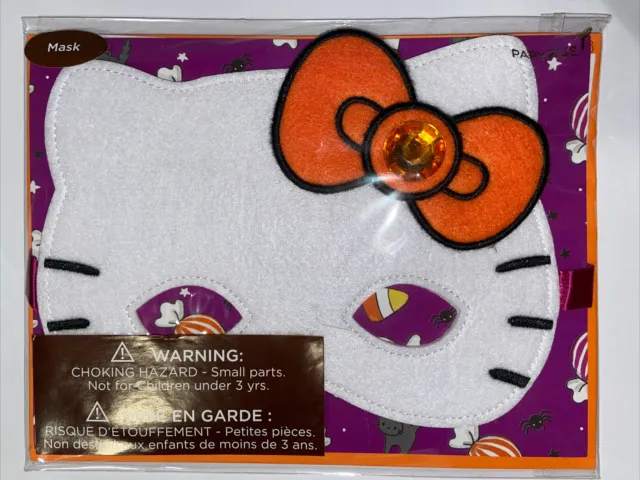 Papyrus Halloween Greeting Card - Hello Kitty Wearable Mask