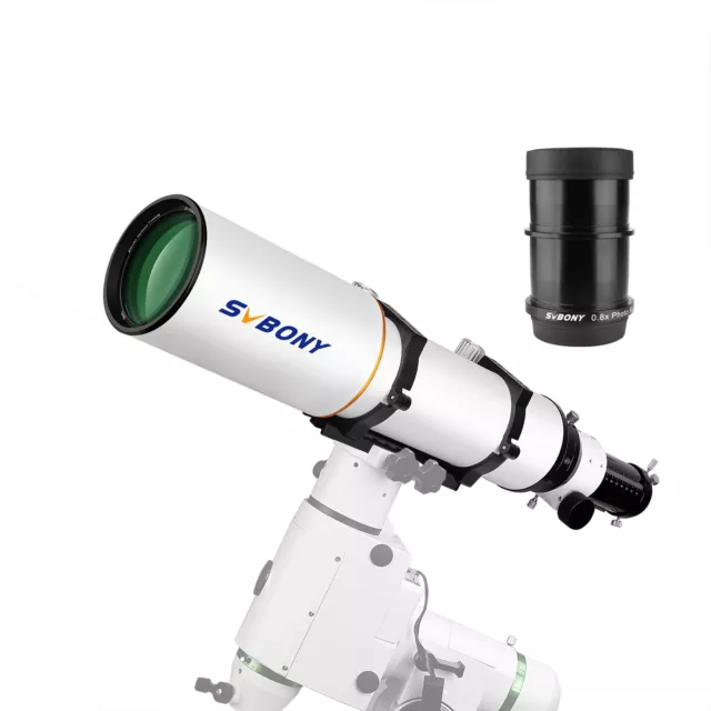 SVBONY SV503 102ED F7 Telescopes Refractor OTA + SV193 2inch 0.8x Focal Reducer