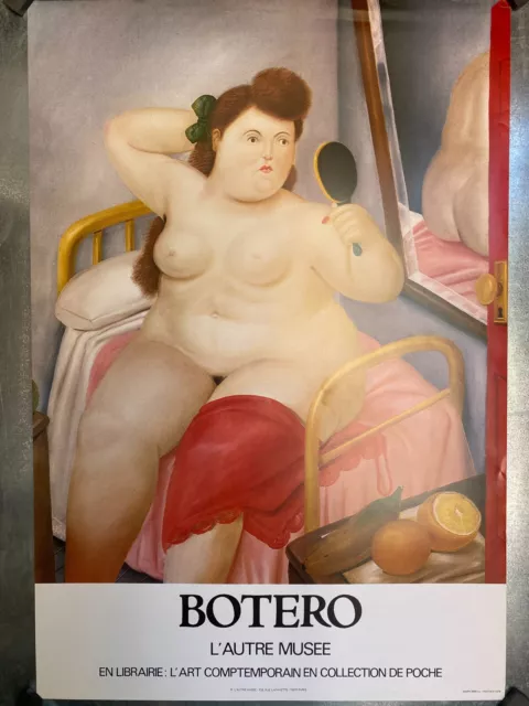 Vintage Fernando Botero French Exhibition Poster - L’Autre Musee