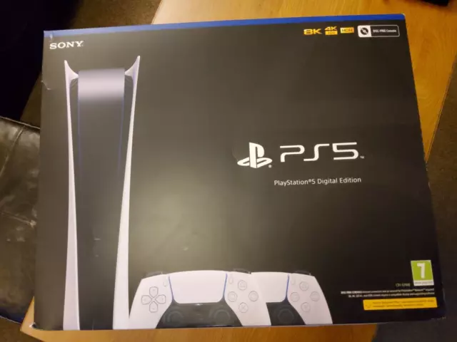 SONY PLAYSTATION 5 Ps5 Digital Edition 825 Gb Plus Two X Dualsense