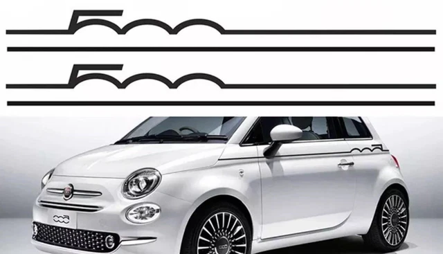 FASCE ADESIVE Per FIAT 500 ABARTH Adesivi Fasce LATERALI
