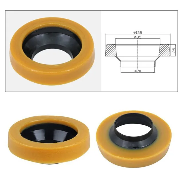 Reliable Toilet Wax Gasket Seal Kit for RVs Leak proof and Long lasting
