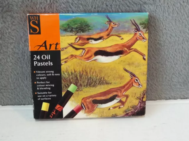 24 or 48 Colours Studio Basics Artists Soft Oil Pastels Set Art