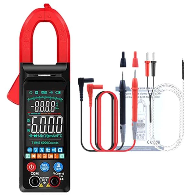 Pliers Meter DC/AC Voltage Digital Pliers Meter 6000 Counts 400A M K9T3