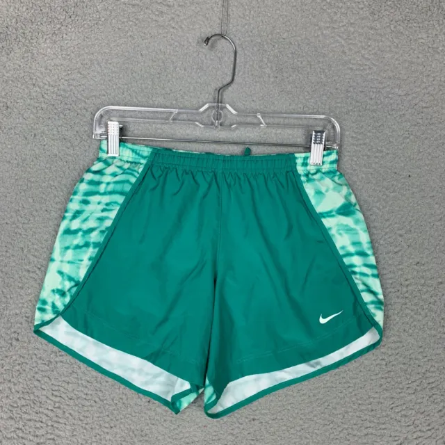 Nike Dri-Fit Girls Shorts Activewear Running Yoga Green Liner Size X-Large XL