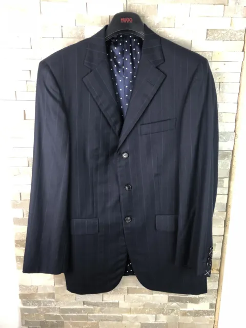 DAKS mens Size 42 Striped 100% Cashmere Blazer Smart Jacket 2