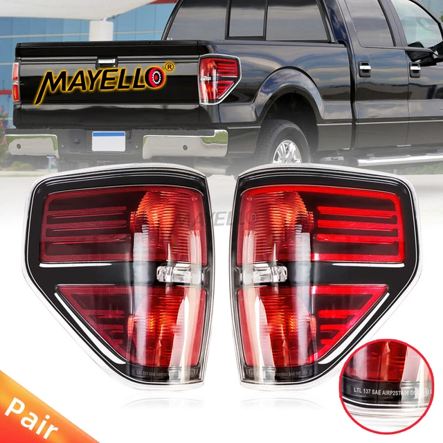 PAIR FOR 20092014 Ford F150 Pickup Rear Tail Lights Brake Assemblies