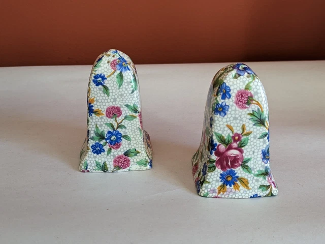 Royal Winton SALT & PEPPER Grimwades Old Cottage Chintz, England, Floral