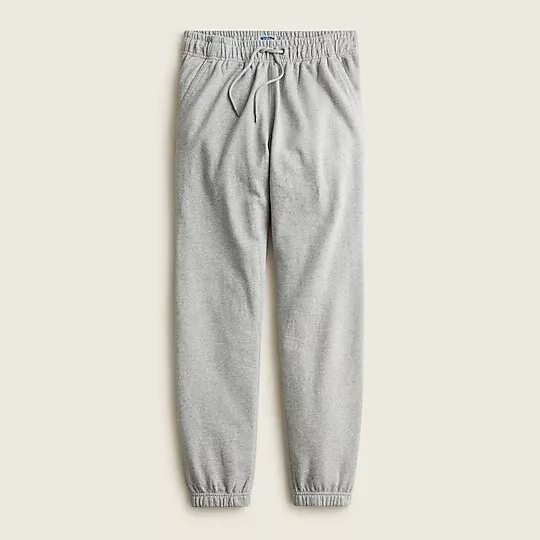 $79 NWT J. CREW heather gray French Terry cotton men's XL drawstring sweatpants