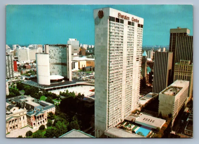 Postcard Vintage The Sheraton Centre Toronto Ontario Canada Hotel Motel Inn