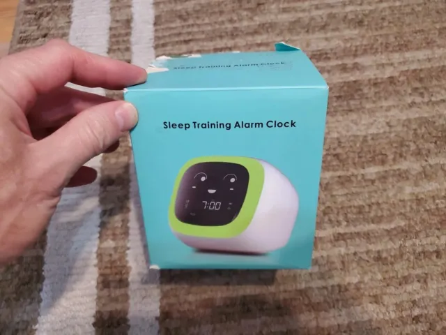 Children's Sleep Trainer Night Light Sound Machine Timer Alarm Clock Wake Up Kid