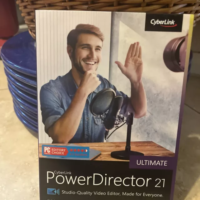 CyberLink PowerDirector 21 Ultimate Editor’s Choice Factory NEW Sealed