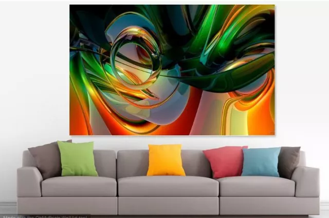 Beautiful Modern abstract Colorful  Canvas collection Home decor wall print art