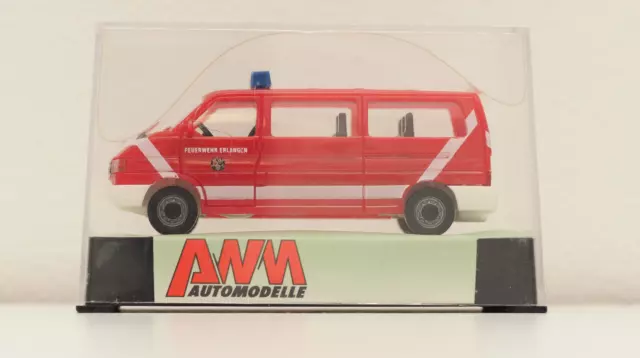 1:87 H0 AWM MZF VW T4 Volkswagen Transporter Bus Feuerwehr Erlangen 1/11/1