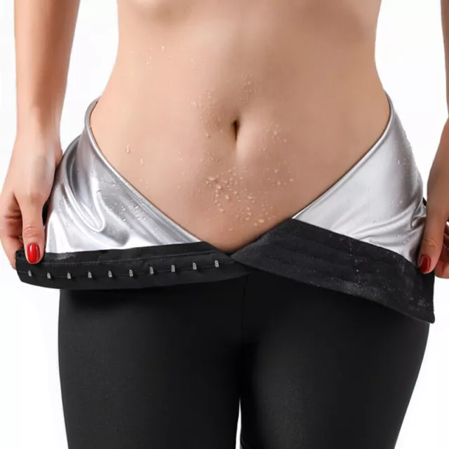 Sweat Sauna Pants Body Shaper Shorts Weight Loss Slimming Sweat Leggings Fitn  q