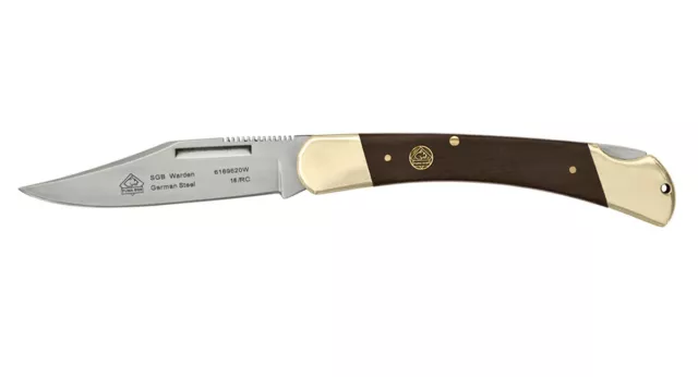 PUMA SGB warden / warden mit Säge, Jagdtaschenmesser, Backen Messing