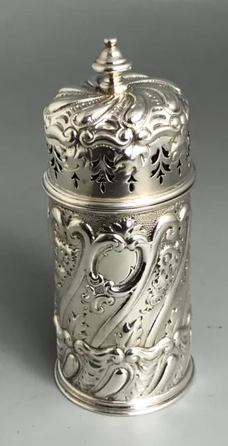 Victorian Silver Sugar Caster London 1891 211g GGZX