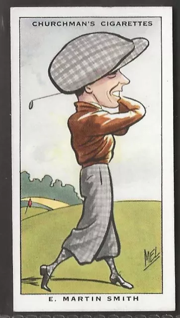 Churchman-Sporting Celebrities 1931-#34- Golf - Martin-Smith