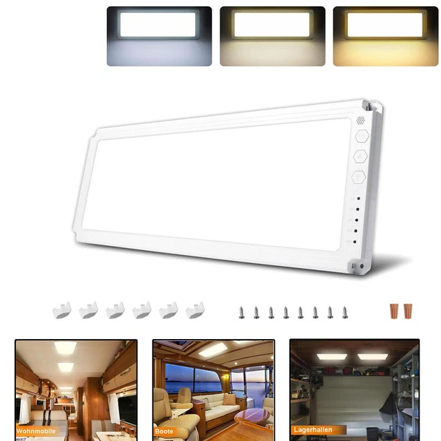 GZV 12V LED Lampen 2er Pack - 4000K Innenbeleuchtung Für Wohnmobil & Van