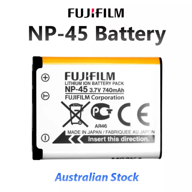 GENUINE NEW NP-45 Fujifilm Finepix Battery LI-40B LI-42B - Australia Stock