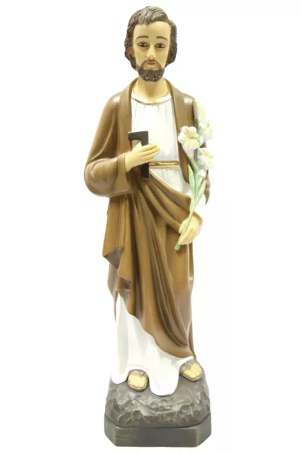 19& SAINT ST Joseph the Worker Catholic Statue Sculpture Vittoria Made ...