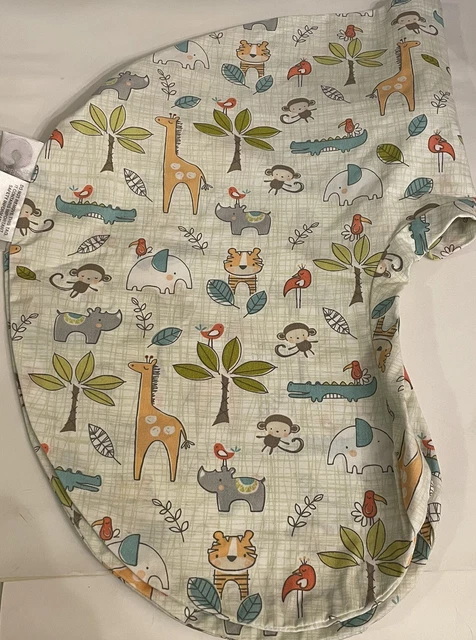 Authentic￼ Boppy Pillow Cover Jungle Animals