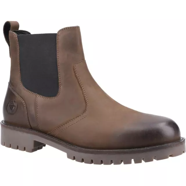 Cotswold  Botas Chelsea de Cuero Bodicote Slipon para Hombre (FS9190)